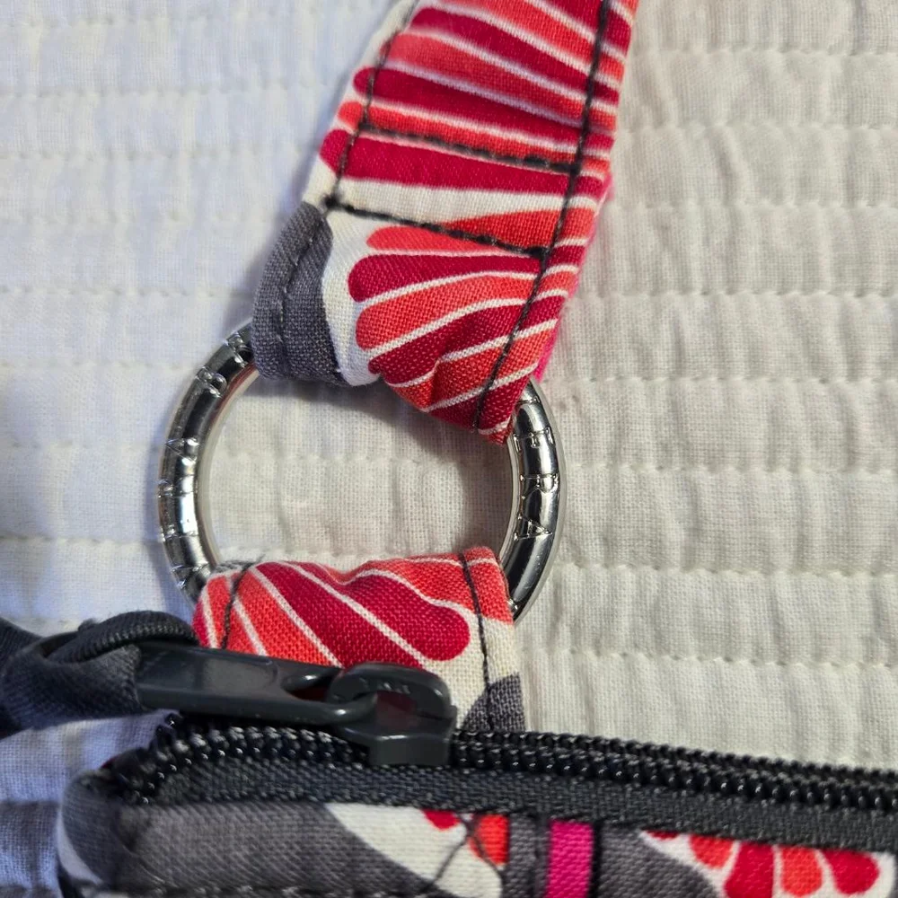 Vera Bradley Cherry Blossoms Quilted Hipster Floral Crossbody Bag - Picture 3 of 10